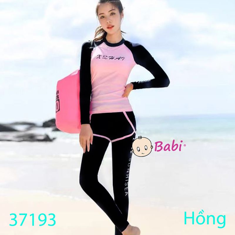  Set Bộ Bơi Bé Gái 3 Món (40-60kg) 