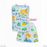 Bộ Tole Sát Nách Cho Bé Trai Nhiều Họa Tiết Xe (17kg - 48kg) 