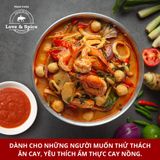  Set 3 móc khóa tương ớt siêu cay Love & Spice 3 cấp độ - CAY QUÁ ĐÃ x CAY AIYA! x CAY NHƯ QUỶ chai 80g x 3 