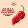  Móc khóa tương ớt siêu cay Love & Spice CAY NHƯ QUỶ (cấp độ 5) lên men tự nhiên từ ớt Ghost Pepper chai 80g 