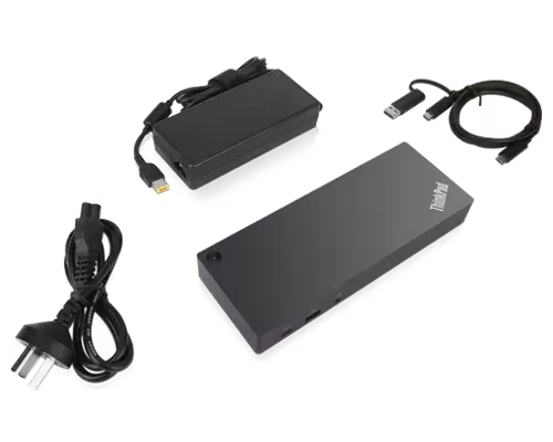  Dock Thinkpad Hybrid USB C with Adaptor 