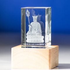 Địa Tạng Vương Bồ Tát - Pha Lê Khắc 3D - 3D-DT