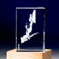 Quán Thế Âm Bồ Tát - Pha Lê Khắc 3D - 3D-QA
