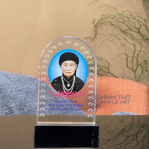Ảnh Thờ Pha Lê KT015 - Cao 17cm
