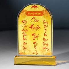 Liễn Thờ Cửu Huyền Thất Tổ Pha Lê - KT029 (3 size)