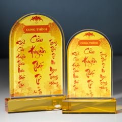 Liễn Thờ Cửu Huyền Thất Tổ Pha Lê - KT029 (3 size)