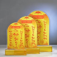 Liễn Thờ Cửu Huyền Thất Tổ Pha Lê - KT029 (3 size)