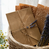  Thiệp giấy Kraft hoa oải hương 