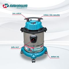 Máy hút bụi công nghiệp NAKAWA NK-HB18L