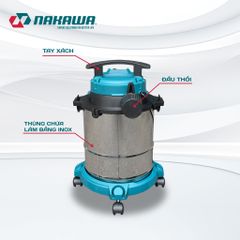 Máy hút bụi công nghiệp NAKAWA NK-HB18L