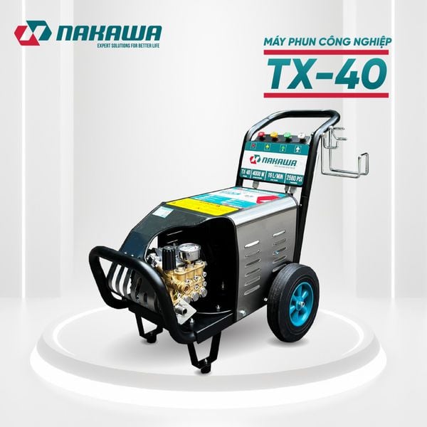 Máy phun áp lực cao công nghiệp Nakawa TX-40