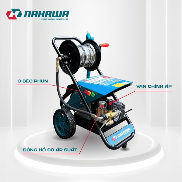 Máy phun áp lực cao công nghiệp Nakawa TX-28