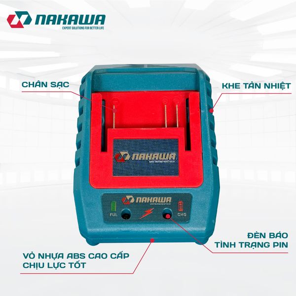Sạc pin 21V NAKAWA NK-SM2125