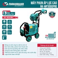 Máy phun áp lực NAKAWA NK-MP3000PRO