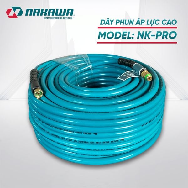 Dây phun áp lực cao NAKAWA NK-PRO (các kích thước 10, 15, 20, 50m)