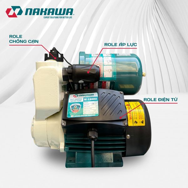 Máy bơm tăng áp thông minh NK-JLM400A