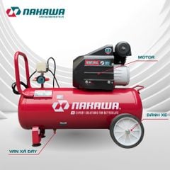 Máy Nén Khí đầu liền 2 tụ NAKAWA NK-2T3550E