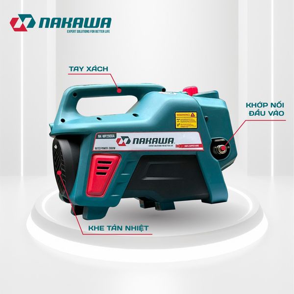 Máy phun áp lực NAKAWA NK-MP2900A (có chỉnh áp)
