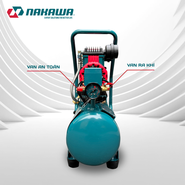 Máy nén khí không dầu, tốc nhanh, siêu êm NK-BH1615E - 15 lít