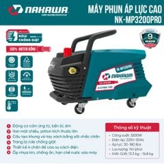 Máy phun áp lực cao NAKAWA NK-MP3200PRO