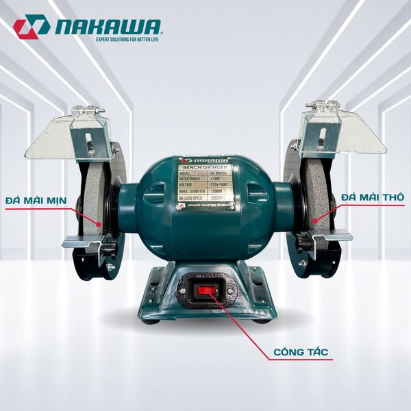 Máy mài 2 đá NAKAWA NK-MM250