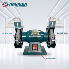 Máy mài 2 đá NAKAWA NK-MM180