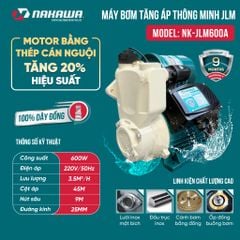 Máy bơm tăng áp thông minh NK-JLM600A