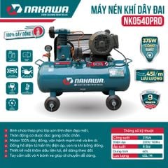 Máy Nén Khí Dây Đai NAKAWA NK0540PRO