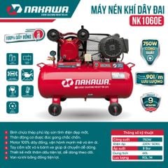 Máy Nén Khí Dây Đai NAKAWA NK1060E