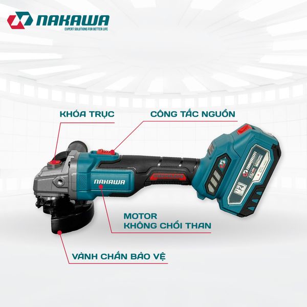 Máy mài góc pin NAKAWA NK-MM21/100PRO