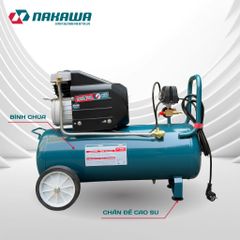 Máy Nén Khí đầu liền 2 tụ NAKAWA NK-2T3550PRO
