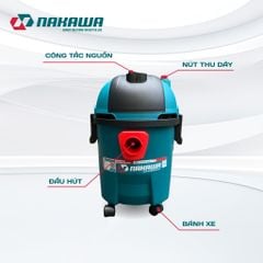Máy hút bụi công nghiệp NAKAWA NK-HB15PLUS
