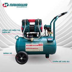 Máy nén khí không dầu, tốc nhanh, siêu êm NK-BH1630E - 30 lít