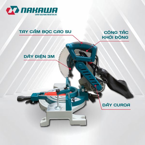 Máy cắt nhôm curoa NAKAWA NK-CN1850