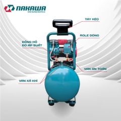 Máy nén khí không dầu, tốc nhanh, siêu êm NK-BH3245E - 45 lít
