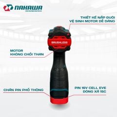 Máy siết vít pin NAKAWA NK-VD16/140PLUS