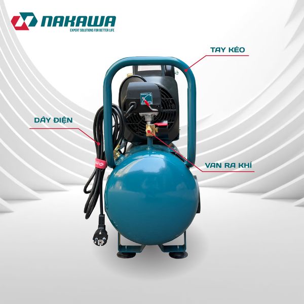 Máy Nén Khí đầu liền 2 tụ NAKAWA NK-2T2530PRO