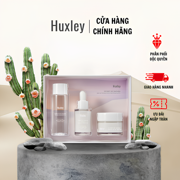  Set Trial Huxley Brightening Dưỡng Trắng Sáng Da 