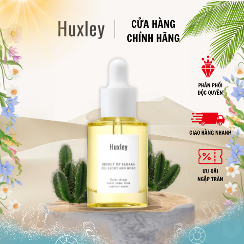  Serum dưỡng ẩm cho da khô Huxley Secret Of Sahara Oil Light And More 