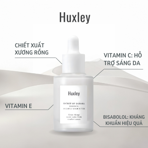  Set Trial Huxley Brightening Dưỡng Trắng Sáng Da 