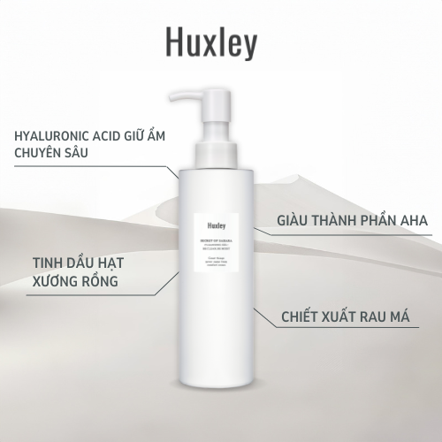  Gel Sữa Rửa Mặt cho da nhạy cảm, da dầu và da khô Huxley Secret Of Sahara Cleansing Gel 200ml 