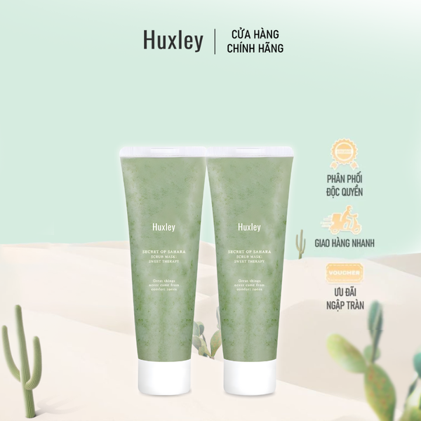  Combo 2 Tẩy tế bào chết Huxley Scrub Mask Deluxe (Mini) 