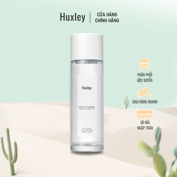  Combo cấp ẩm sâu, làm mát Huxley Toner Extract It 120ml & Huxley Essence Grab Water 30ml 