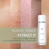  Combo Làm Sạch Da, Dưỡng Ẩm Chuyên Sâu Huxley Cleansing Gel 200ml & Huxley Toner Extract It 120ml 