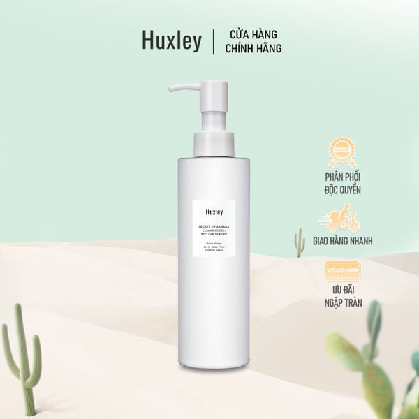  Combo Làm Sạch Da, Dưỡng Ẩm Chuyên Sâu Huxley Cleansing Gel 200ml & Huxley Toner Extract It 120ml 
