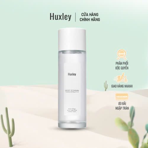  Toner Chiết Xuất Xương Rồng Huxley 120ml 