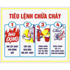  Bảng Tiêu Lệnh Chữa Cháy Mica 