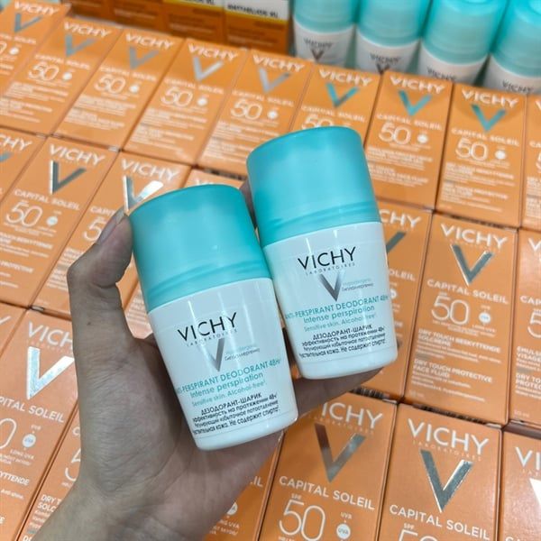  [ Hàng Công Ty ] VICHY Laboratoires Anti-Perspirant Deodorant 48H Lăn Khử Mùi - 50ml 