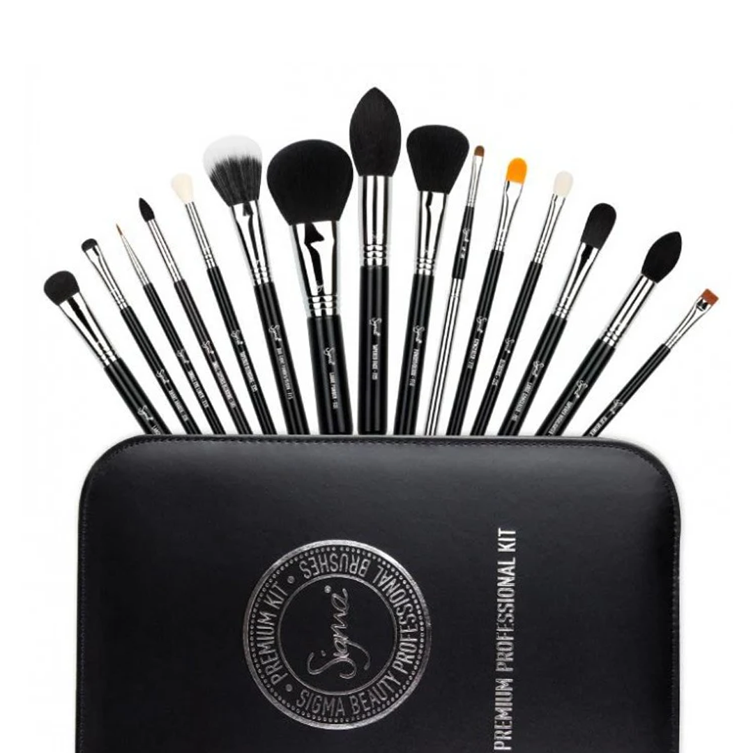 メイク道具・化粧小物 Sigma Premium kit シグマ メイクブラシセット 15種 プレミアムキット Sigma PREMIUM KIT