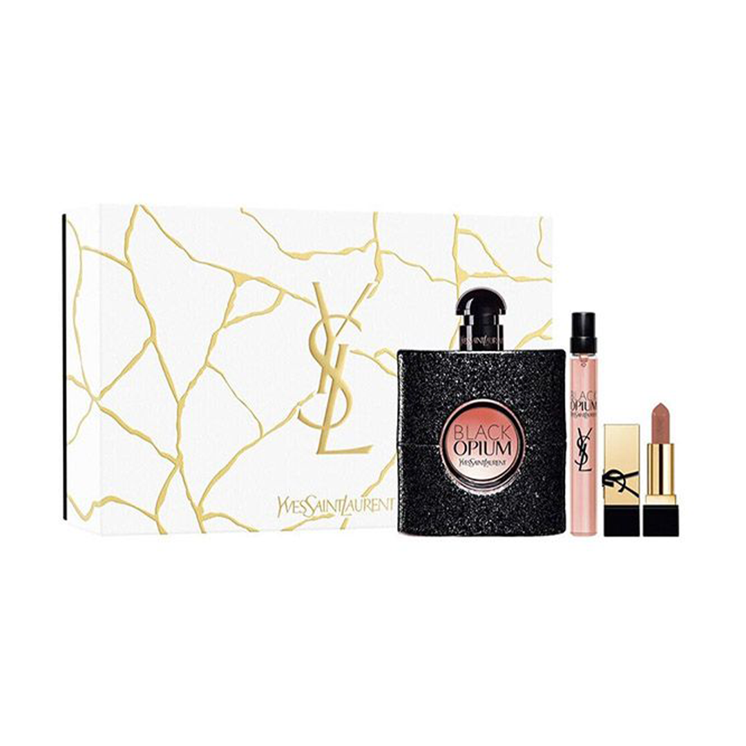  Set Nước Hoa YSL Black Opium EDP 3 món (100x10xson) 